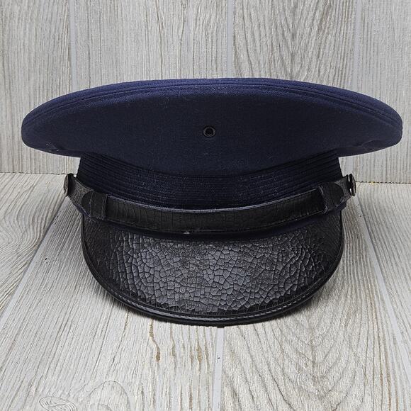 Vintage US Air Force Hat 7 1/8 Blue Bancroft Dress Military 80s - Picture 8 of 8